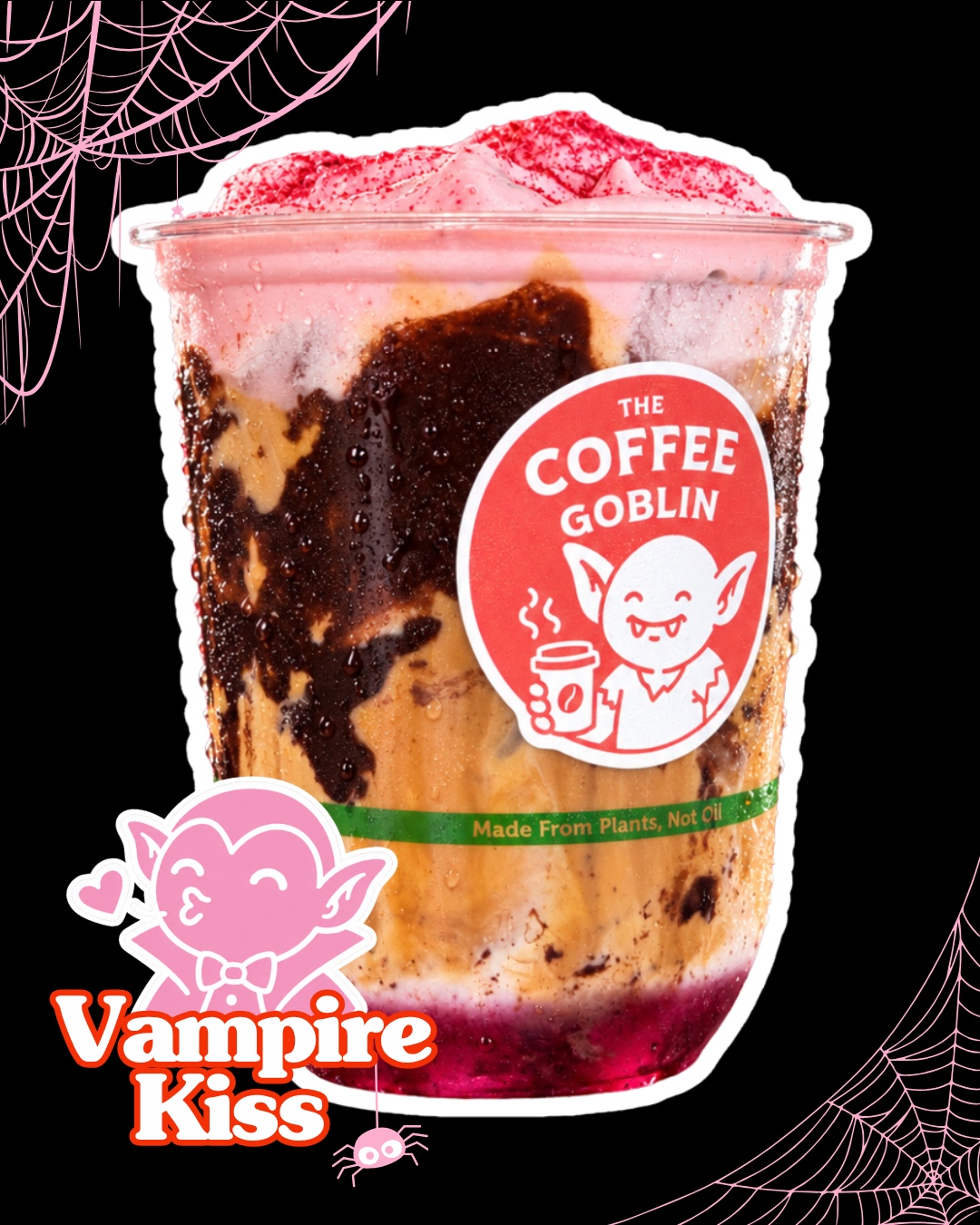 Vampire Kiss October special with pink Roseberry Choc Foam